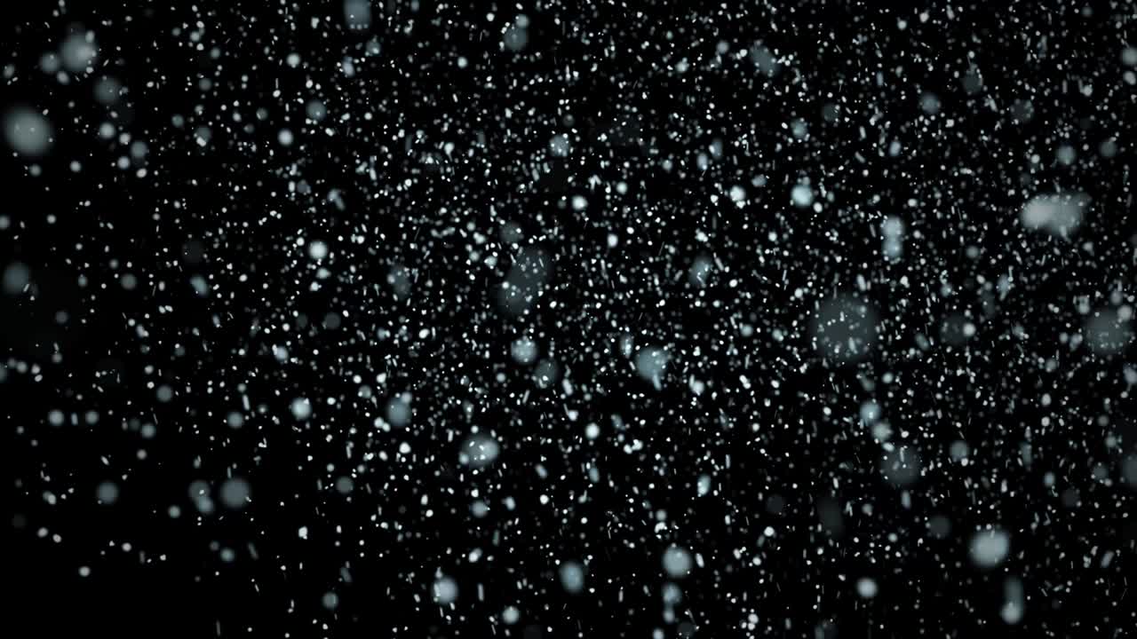 caída de fuertes nevadas. condiciones climáticas. fondo de invierno. 4k