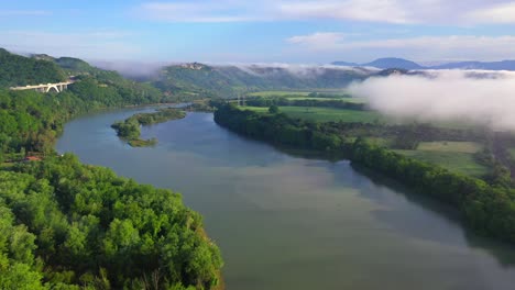 tiber farfa nature reserve, nazzano, lazio, italy.