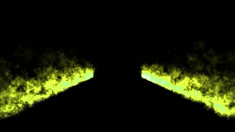 flame straight line bar color particle motion graphics