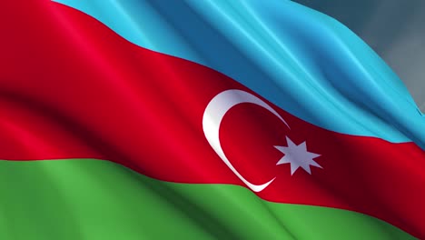 azerbaijan - flag - 4k - loop