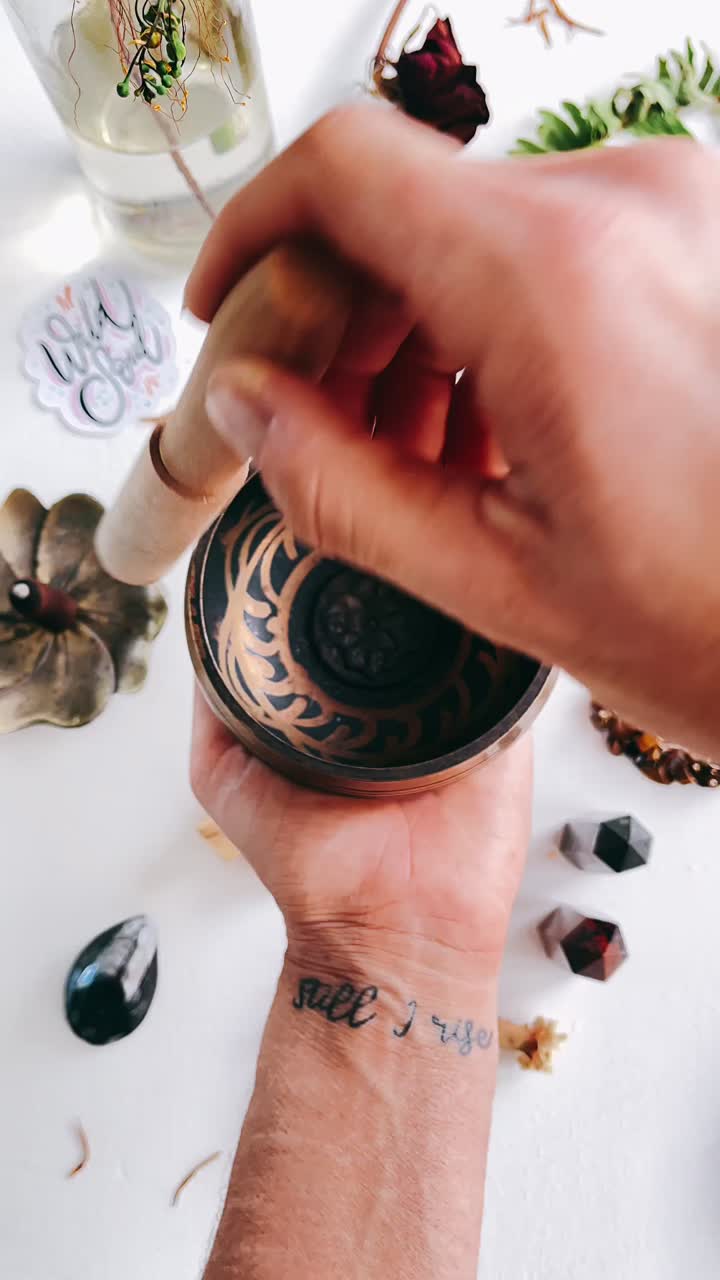 Sound Healing and Meditation Session with Crystal and Tattoo