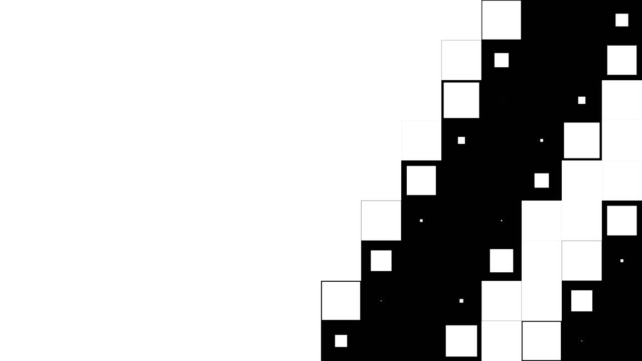 Abstract Black and White Square Pattern