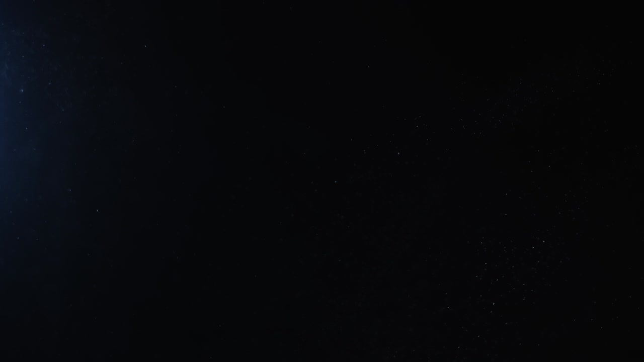 4k Black Background of Particles, Dust and Smoke Moving