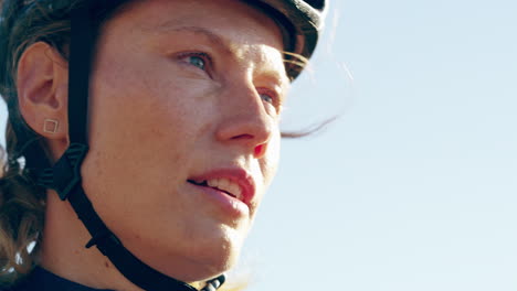 mountain biking is a great way to work up a sweat