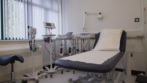 a view of uk hospital bed