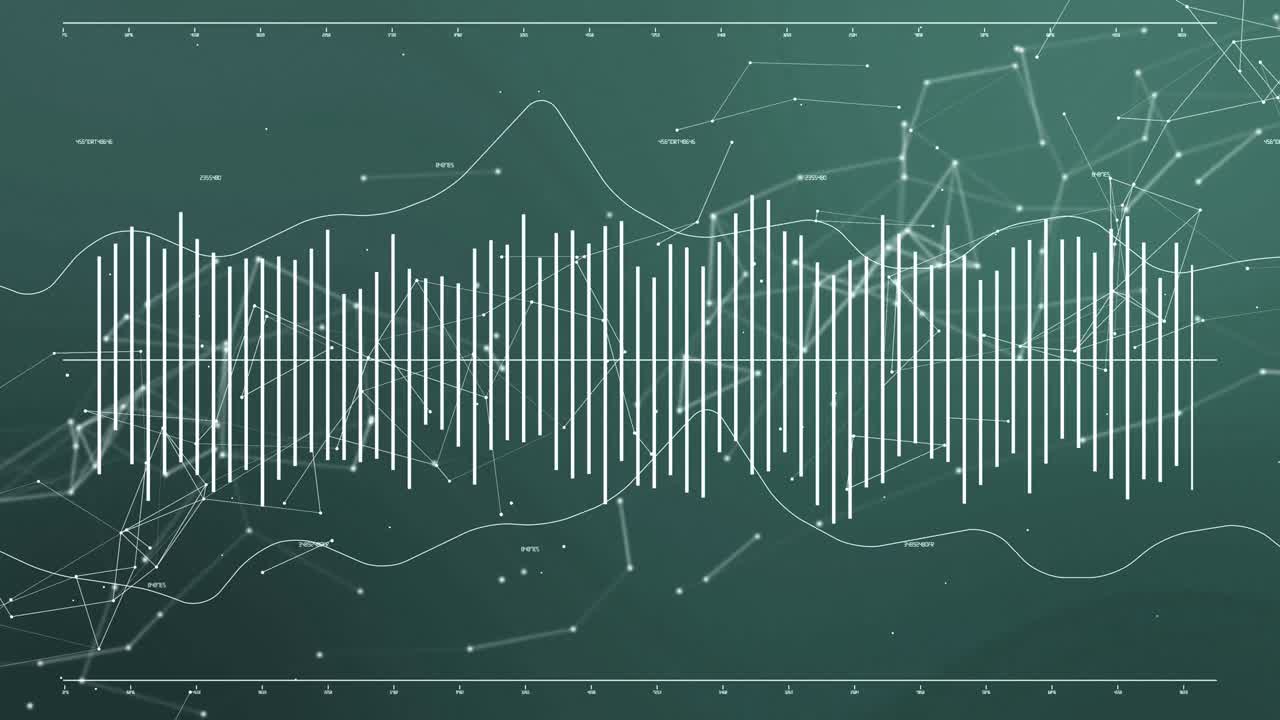 데이터 및 보고 통계, 그래프 다이어그램으로 애니메이션