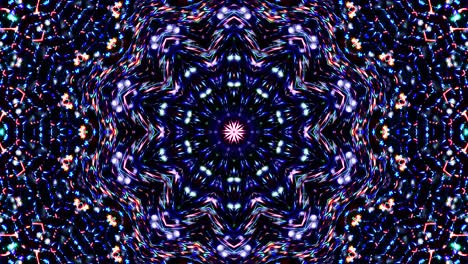 líneas coloridas ondas brillantes forma fondo caleidoscopio resumen