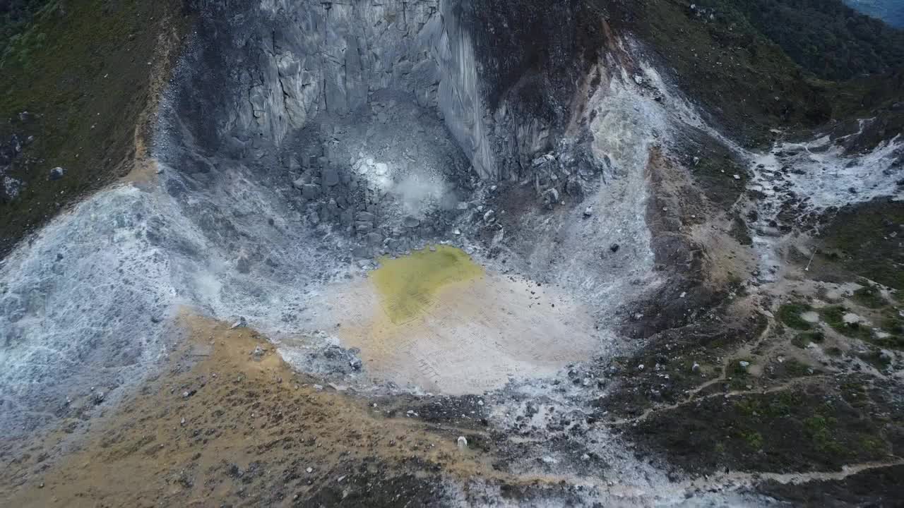 Vulcano with fusfur in Indonesia