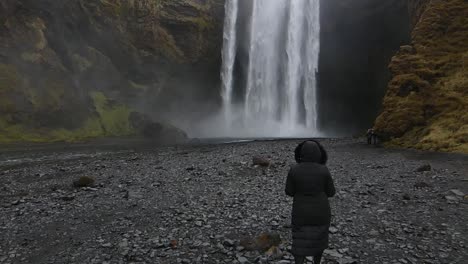 iceland waterfall skogafoss slow motion aerial drone 6.mp4