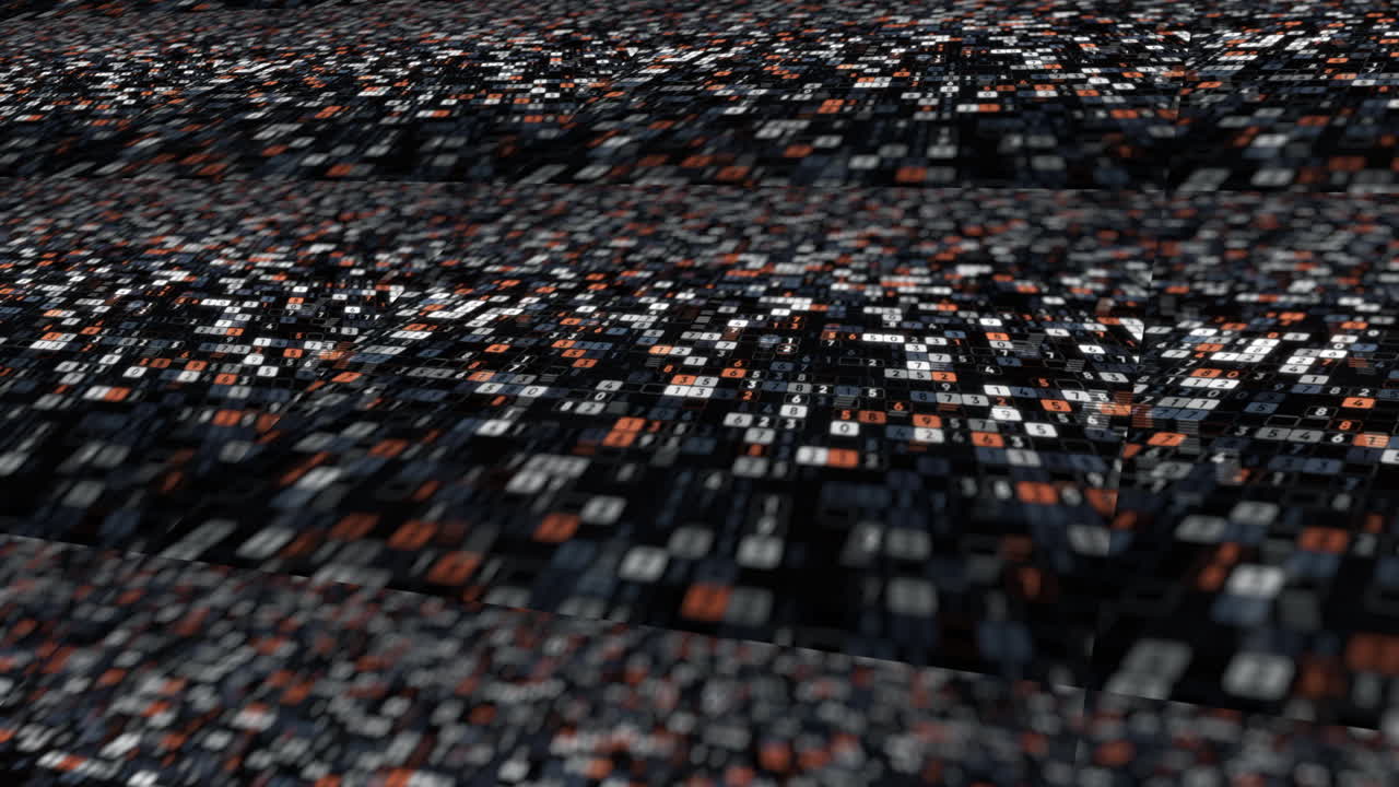 Abstract Digital Data Grid