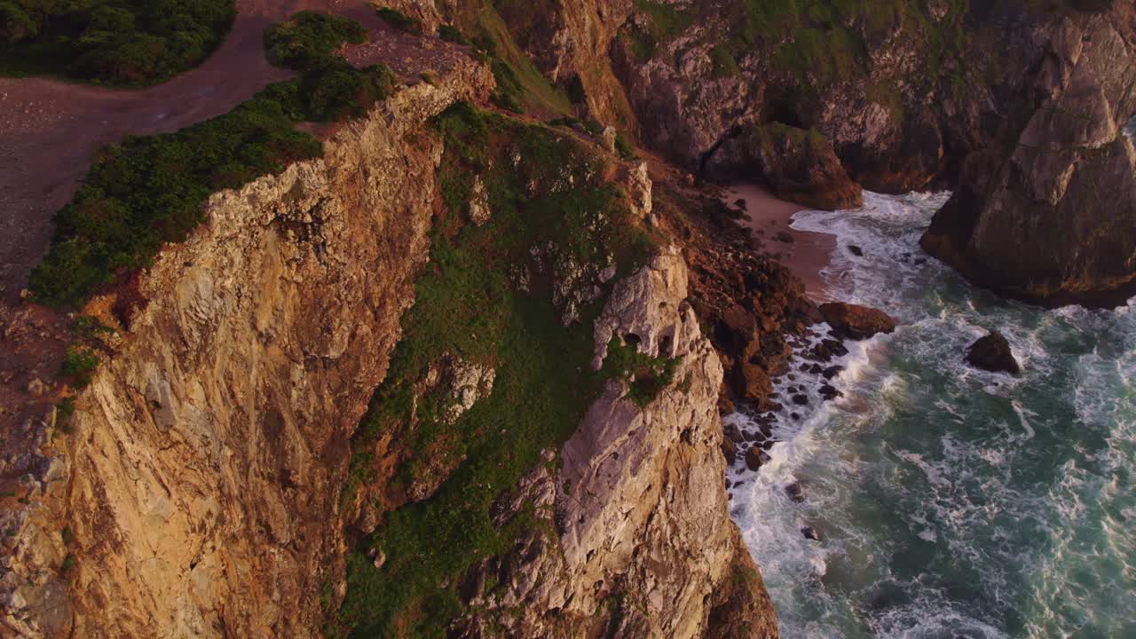 Colares cliffs at Praia do Caneiro, Portugal, Lisbon