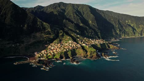 coastal village in madeira/azores, portugal