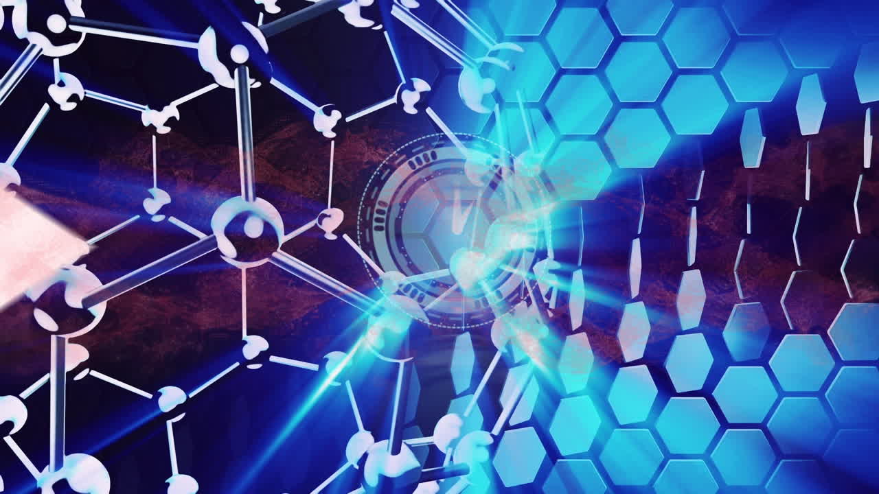 시계 이동에 대한 회전 모양과 화살표의 애니메이션