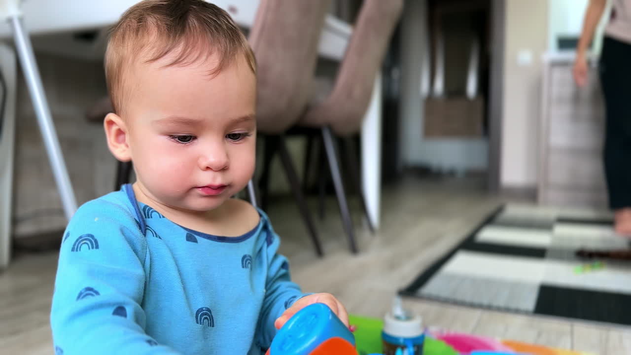 Baby Playing with Toys