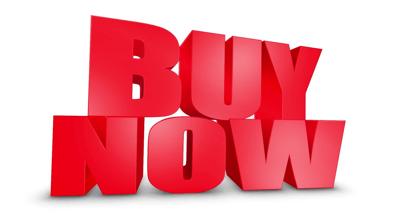 Buy Now - 3D Text Graphic Design