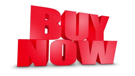 buy now - 3d text graphic design