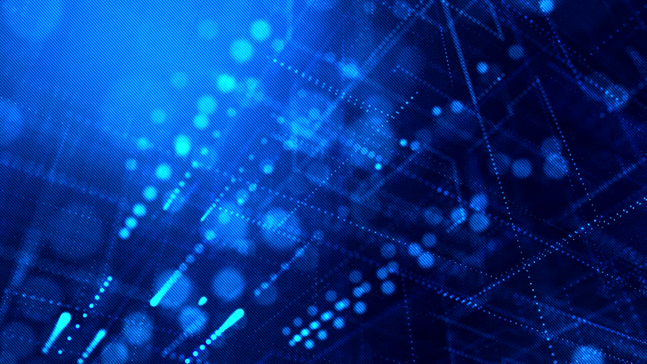 Sfondo di tecnologia video con trasmissione di dati digitali.