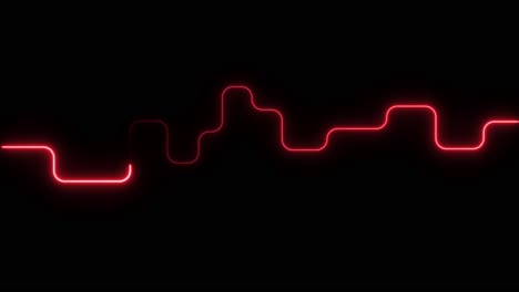 Abstract Neon Wave