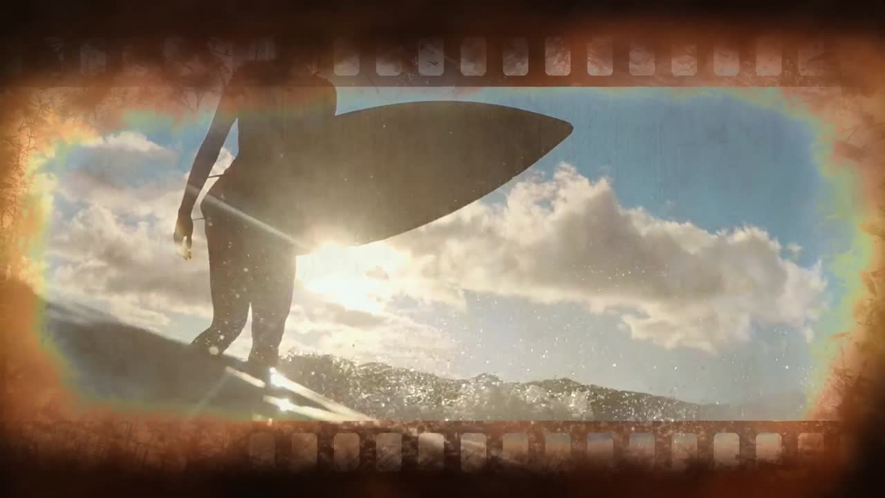 vieja cinta de película video