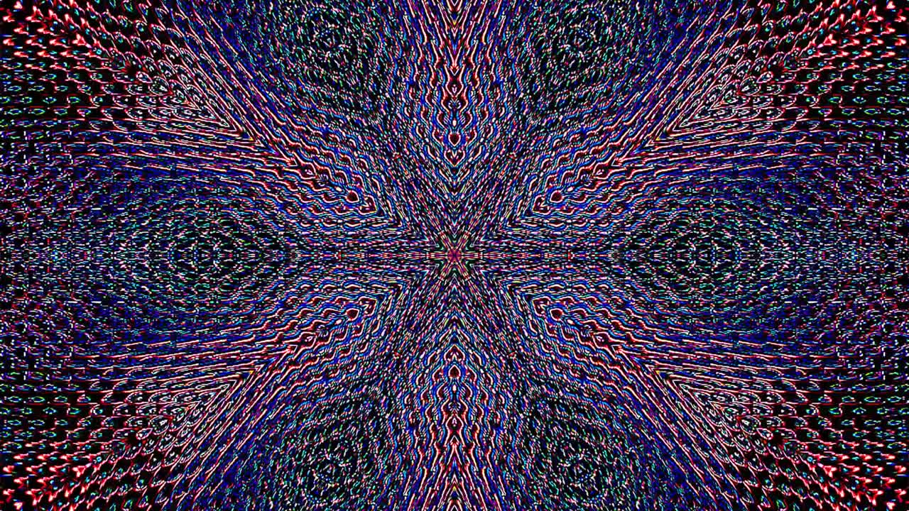 waves with stripes colorful dots of light shining in for background