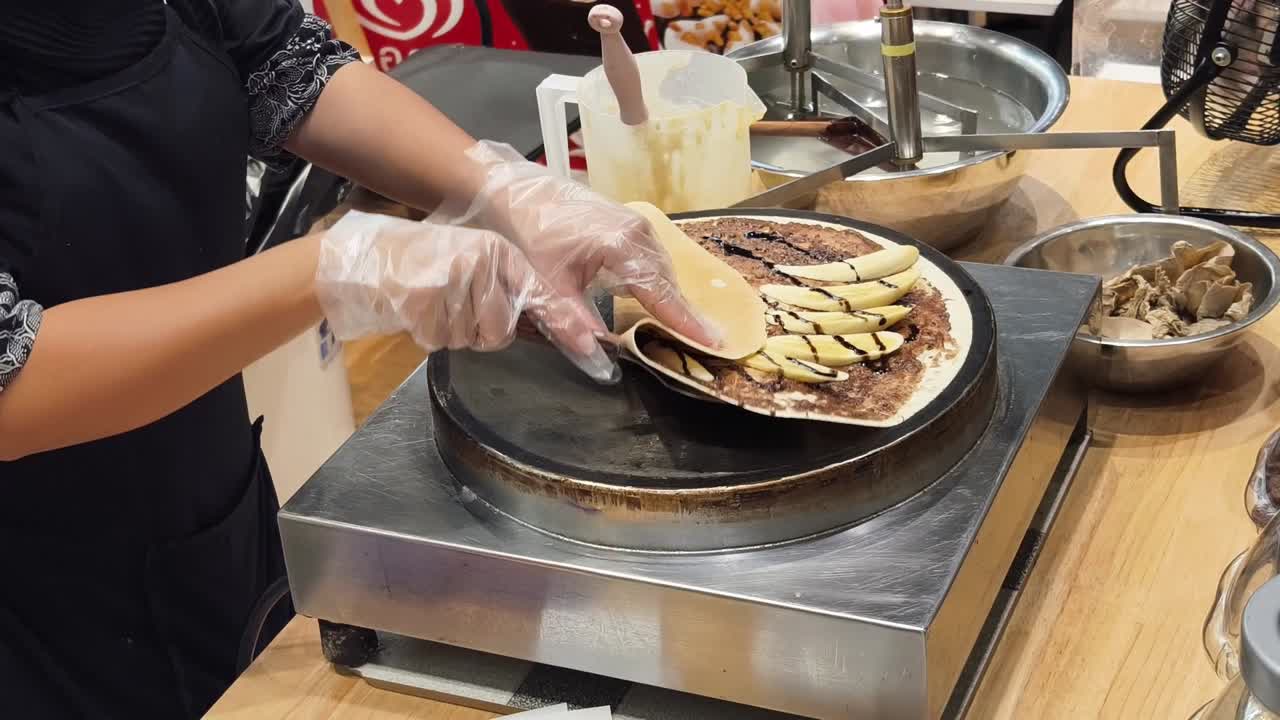 크레프 만드는 것