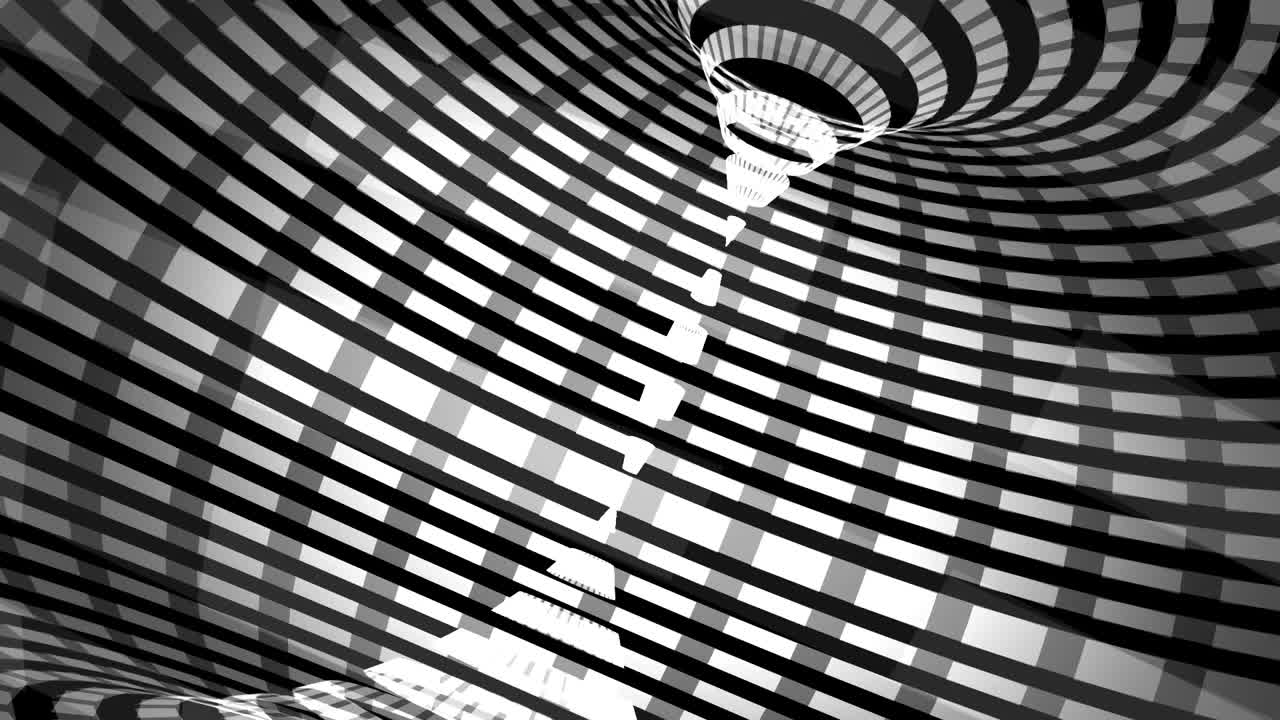 абстрактный геометрический черно-белый рисунок