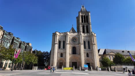 basilica cathedral of saint denis paris france medieval roman catholic church