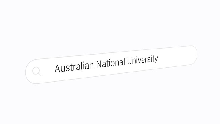 Searching Australian National University on the Search Engine