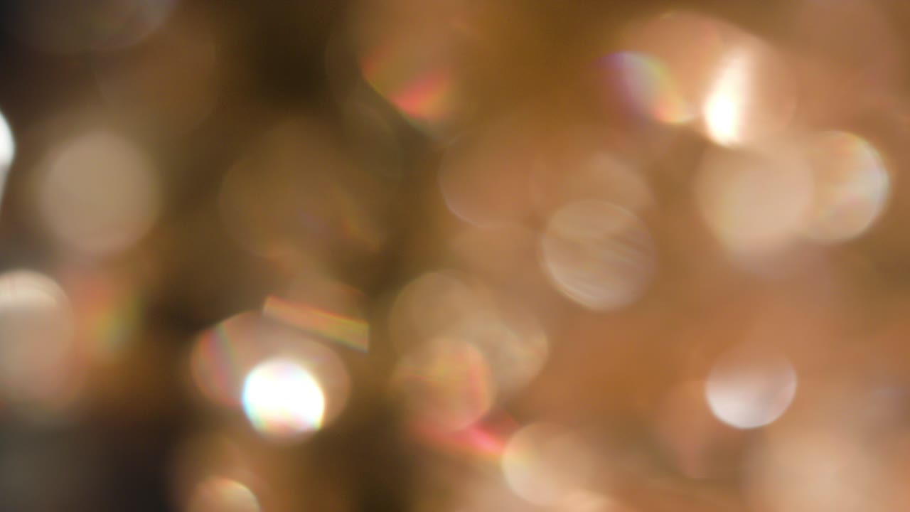 la rotación de los círculos bokeh en el sentido de las agujas del reloj