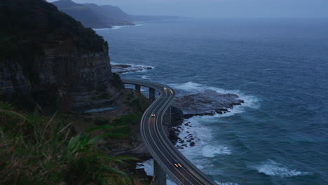 Zeitraffer-An-Einer-Brücke-In-Der-Nähe-Von-Sydney