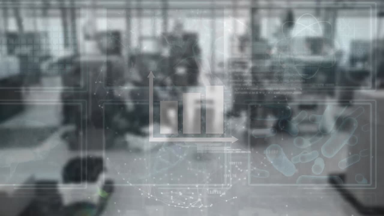 창고에서 데이터 처리의 애니메이션