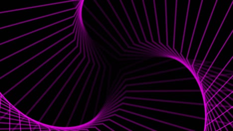 el patrón de promoción abstracto de la forma púrpura gira.