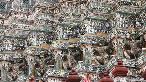 wat arun, bangkok temple detail