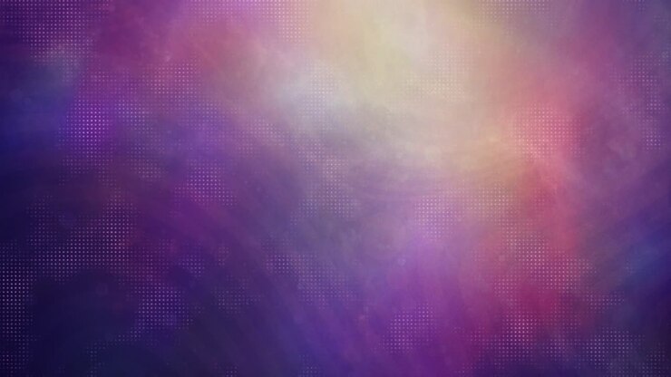 Abstract Background with Patterns, Purple Lights - The Slow Motion Dance of Light and Particles