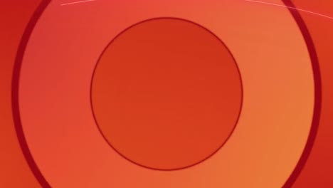 Animation-of-red-circles-over-red-background