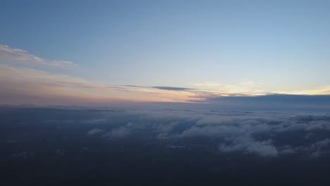 short timelapse of moving clouds