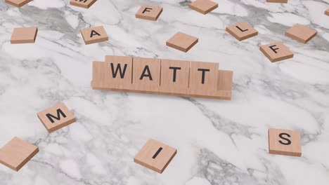 watt word on scrabble