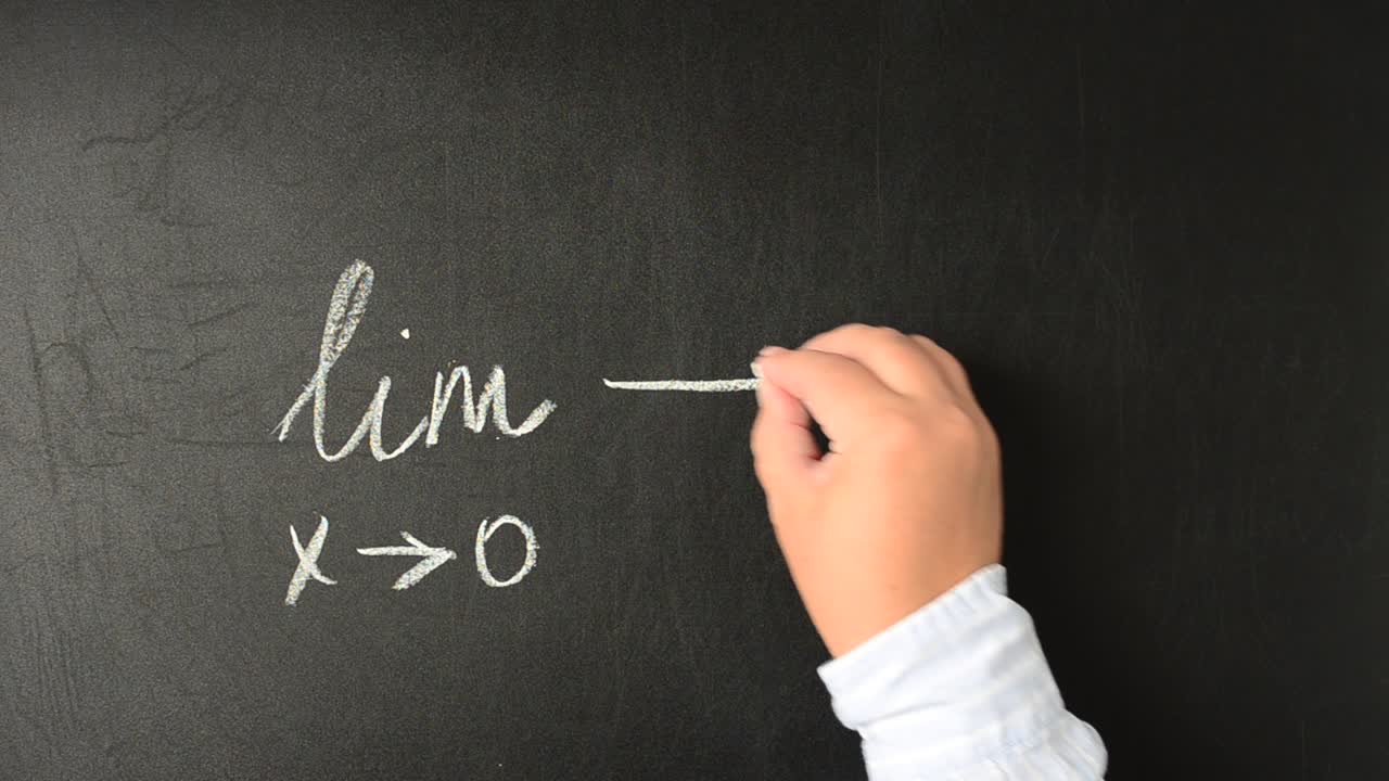 Function Lim. First important boundary. Mathematical analysis. We write with chalk on a board