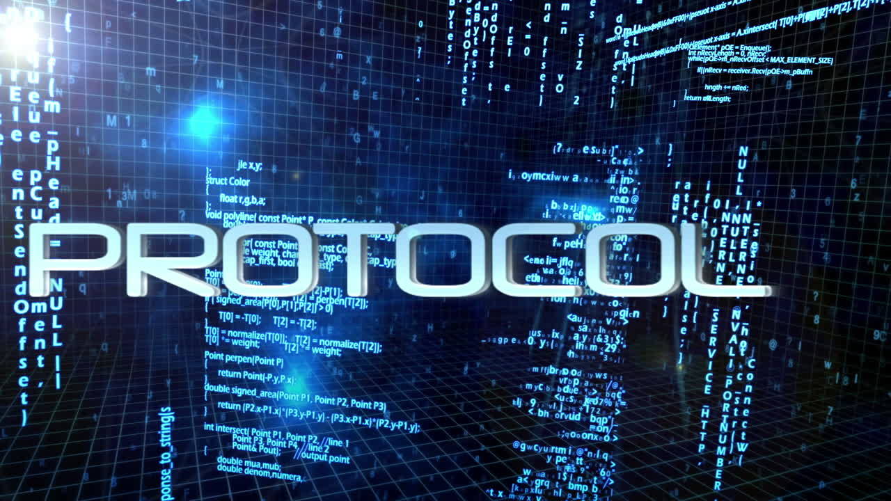 Animation of different computer terms