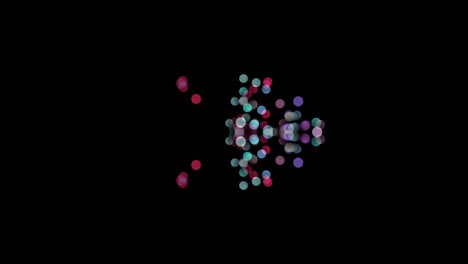 fondo de simulación de fluidos con gran gota circular
