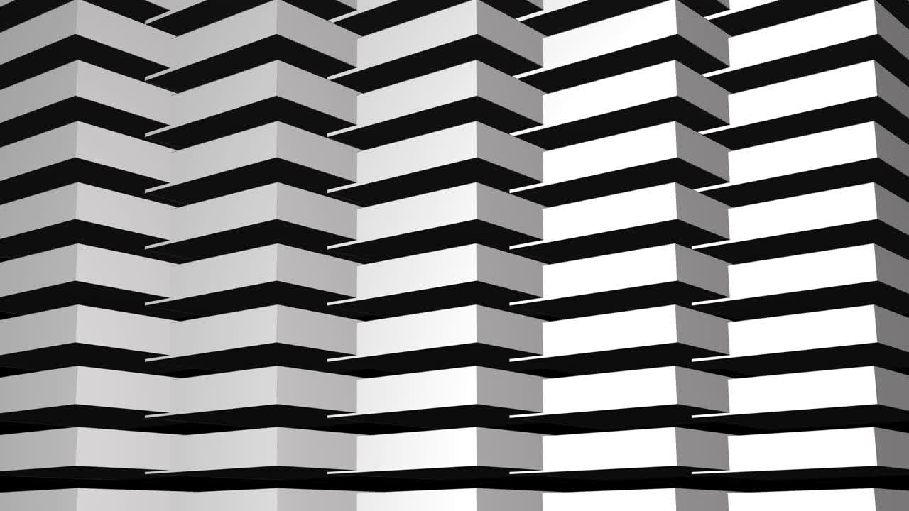 bucle de fondo en forma de columna de cubo rotativo monocromático