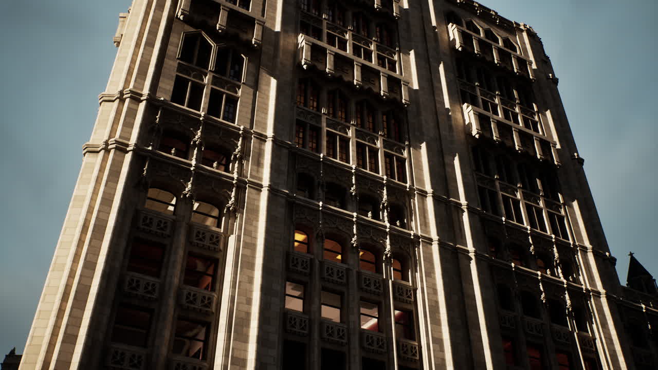 도시 에서 높은 고 양식 의 건물