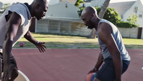 men playing basketball