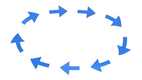 blue rotating arrows (loop ready and mask included).