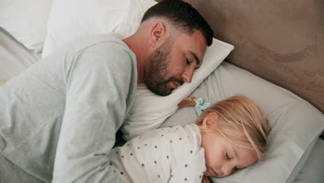 Girl,-sleeping-and-a-father