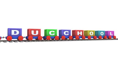 Animation-of-a-3d-train-carrying-preschool-and-education-letters
