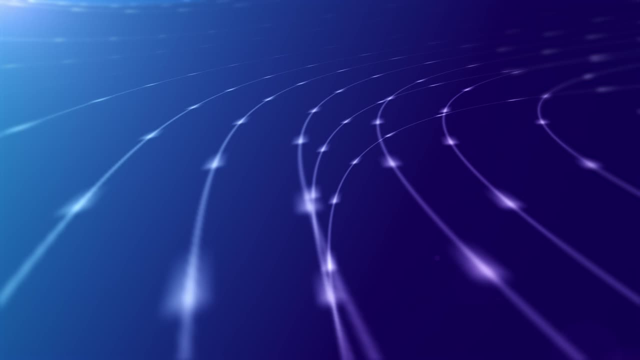 raggi di luce che attraversano il sistema attivo