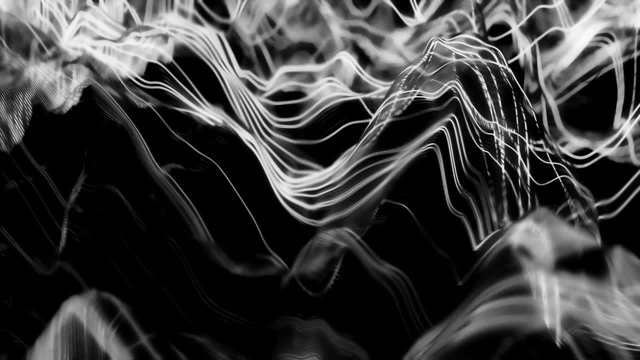 Linee tecnologiche futuristiche astratte
