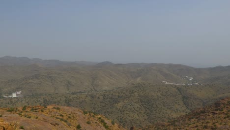 views over the al hada mountains in western saudi arabia