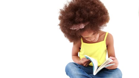 Little-girl-reading-a-book